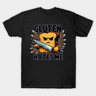 Angry Gluten Hates Me T-Shirt